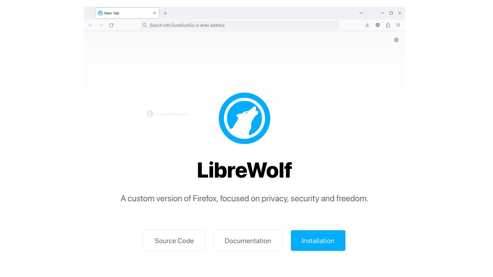 Librewolf screenshot