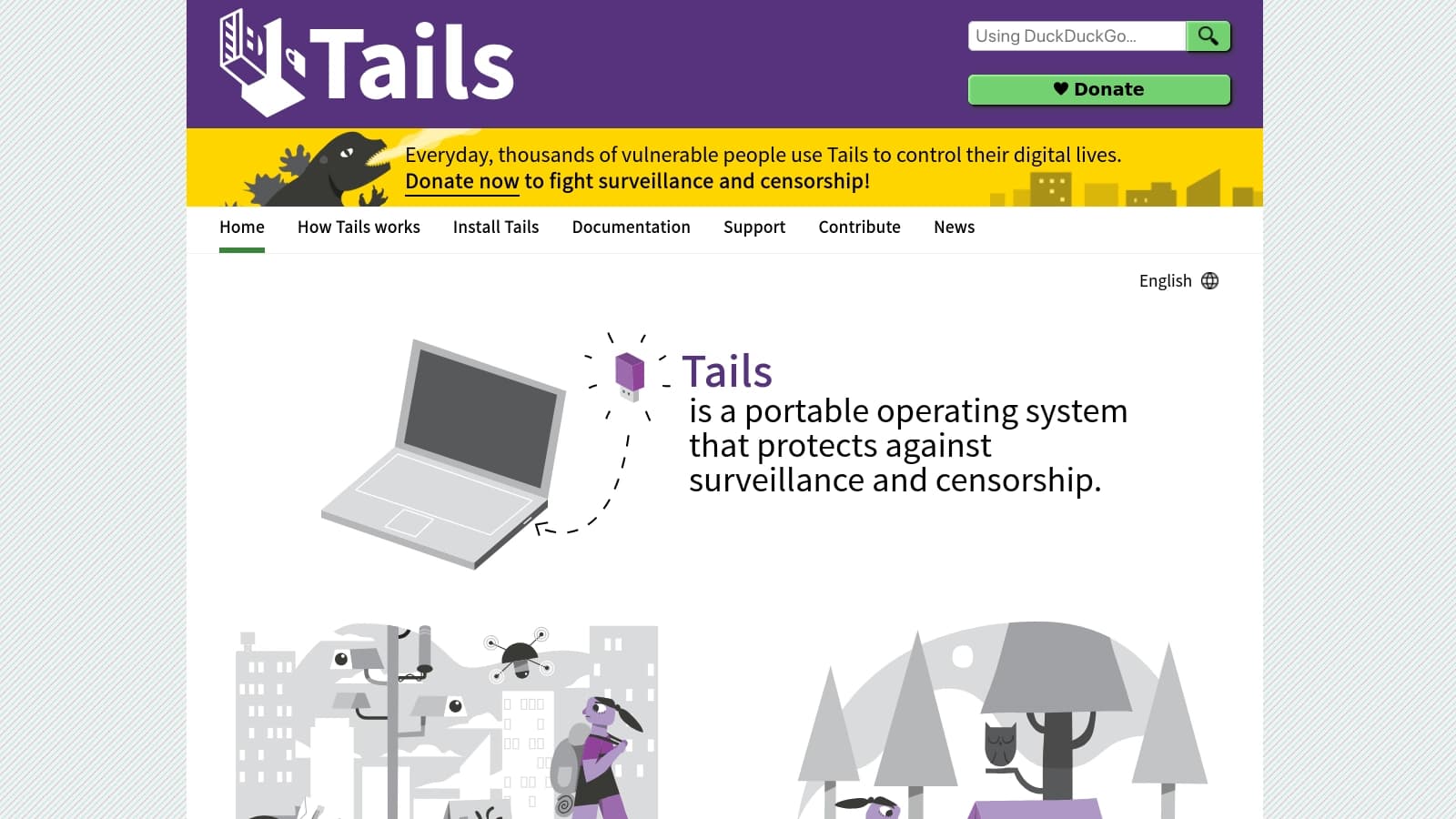 Tails screenshot